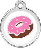 Enamel Pet ID Tag - Donut