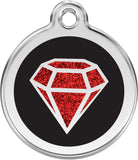Enamel  Pet Tag - Ruby