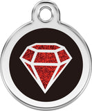 Enamel  Pet Tag - Ruby