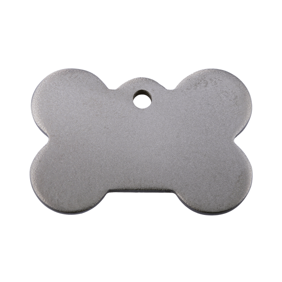 Titanium Pet ID Tag Bone