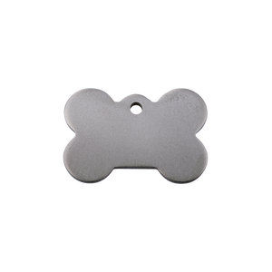 Titanium Pet ID Tag Bone