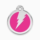 Enamel Pet ID Tag Flash (11 colours)