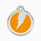 Enamel Pet ID Tag Flash (11 colours)