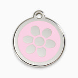 Enamel Pet ID Tag Flower (11 colours)