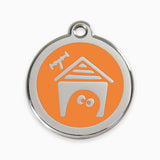 Enamel Dog Tag Dog House (11 colours)