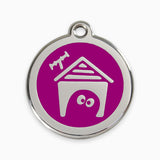 Enamel Dog Tag Dog House (11 colours)