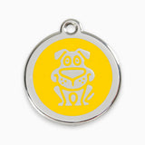 Enamel Dog ID Tags Dog (11 colours)