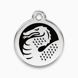 Enamel  Pet ID Tag Dragon (2 colours)