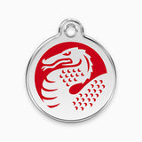 Enamel  Pet ID Tag Dragon (2 colours)