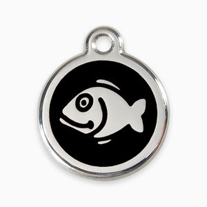 Enamel Cat ID Tag Fish (11 colours)