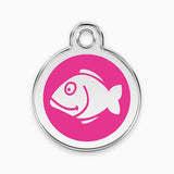 Enamel Cat ID Tag Fish (11 colours)