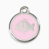 Enamel Cat ID Tag Fish (11 colours)