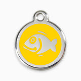 Enamel Cat ID Tag Fish (11 colours)