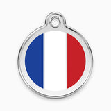 Enamel Flag ID Tags (8 flags)