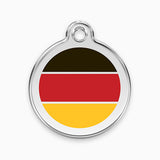 Enamel Flag ID Tags (8 flags)