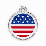 Enamel Flag ID Tags (8 flags)