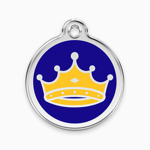 Enamel  Pet ID Tag King