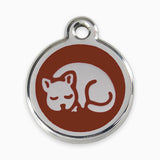 Enamel Cat ID Tag Kitten (11 colours)