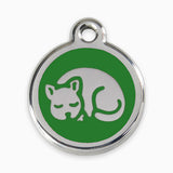 Enamel Cat ID Tag Kitten (11 colours)