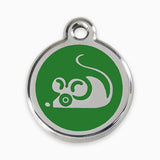 Enamel Cat ID Tag Mouse (11 colours)