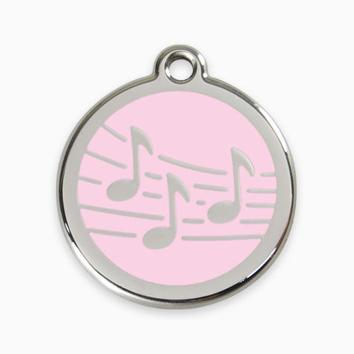 Enamel  Pet ID Tag Music (11 colours)