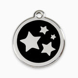 Enamel Pet ID Tag Stars (11 colours)