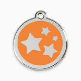 Enamel Pet ID Tag Stars (11 colours)