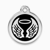 Enamel Angel Wings Pet ID Tag (11 colours)