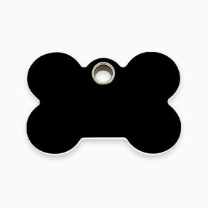 Plastic Dog ID Tag -  Bone (4 colours)