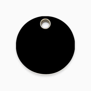 Plastic Pet ID Tag -  Circle (4 colours)