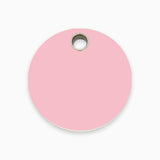 Plastic Pet ID Tag -  Circle (4 colours)